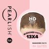 image:imageSensationnel Pearlish 13x4 Lace Frontal Wig  Burmese Curl 16 inch Soft Virgin Remy 15A Human Hair Glueless Bleached Knots and Preplucked NATURALNATURAL