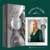 image:imageSensationnel Platinum Glow 13X6 Wig  Emmeline Lacefrontal Glueless human hair blend Preplucked Hairline 1 JETBLACKSHIMMERINGPEARL