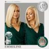 image:imageSensationnel Platinum Glow 13X6 Wig  Emmeline Lacefrontal Glueless human hair blend Preplucked Hairline 1 JETBLACKSILVERWHISPER
