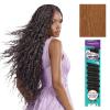 image:imageSensationnel PremToo Feather Crochet Braidinghair  Deep Human Hair Blend with Pre Seperated Strands for Boho Braids and Miracle Knots 14 inch 1 JETBLACK30 LIGHTAUBURN