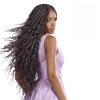 image:imageSensationnel PremToo Feather Crochet Braidinghair  Water Wave Human Hair Blend with Pre Seperated Strands for Boho Braids and Miracle Knots 14 inch 1 JETBLACKS1B30