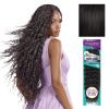 image:imageSensationnel PremToo Feather Crochet Braidinghair  Water Wave Human Hair Blend with Pre Seperated Strands for Boho Braids and Miracle Knots 14 inch 1 JETBLACK1B OFFBLACK
