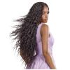 image:imageSensationnel PremToo Feather Crochet Braidinghair  Water Wave Human Hair Blend with Pre Seperated Strands for Boho Braids and Miracle Knots 14 inch 1 JETBLACK2 DARKBROWN
