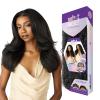 image:imageSensationnel What Lace 13X6 Wig  Evadra Lacefrontal Hand Tied Glueless Synthetic with Natural Density Preplucked Hairline 1 JETBLACKLIGHTASHBROWN