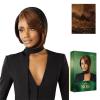 image:imageSensationnel Chicbob Lace Frontwig  Bob Unit 11 Face Framing Glueless Wig Wide 5 Inch Deep Part Synthetic Preplucked Hairline 1 JETBLACKCOLORFLIPCARAMEL