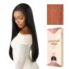 image:imageSensationnel Crowned Edge Widows Peak Lacewig  Straight 28 Inch Glueless 13x5 HD Lace Frontal Synthetic Wig with Preplucked Preshaped Hairline 1 JETBLACKCHOCOLATECOPPER