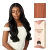 image:imageSensationnel Crowned Edge Widows Peak Lacewig  Wavy 26 Inch Glueless 13x5 HD Lace Frontal Synthetic Wig with Preplucked Preshaped Hairline 1 JETBLACKCHOCOLATECOPPER