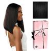 image:imageSensationnel Pearlish 13x4 Lace Frontal Wig  Straight 16 inch Soft Virgin Remy 15A Human Hair Glueless Bleached Knots and Preplucked 613 BLONDENATURALBLACK