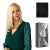image:imageSensationnel Platinum Glow 13X6 Wig  Emmeline Lacefrontal Glueless human hair blend Preplucked Hairline 1 JETBLACKSILVERWHISPER
