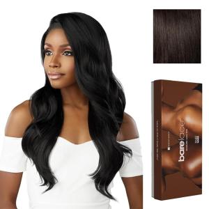 image:imageSensationnel Bare Lace 13X6 Wigs  Unit 20 Lacefrontal Glueless Synthetic 180 Degree Preplucked Hairline 1 JETBLACK2 DARKBROWN