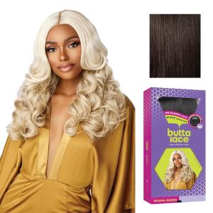 image:imageSensationnel Butta Lace Wigs  Drama Queen Extra Wide 5 Inch Deep Parting Synthetic Preplucked Hairline Glueless Lacefront 1 JETBLACK2 DARKBROWN