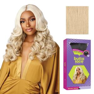 image:imageSensationnel Butta Lace Wigs  Drama Queen Extra Wide 5 Inch Deep Parting Synthetic Preplucked Hairline Glueless Lacefront 1 JETBLACKBEIGEBLONDE