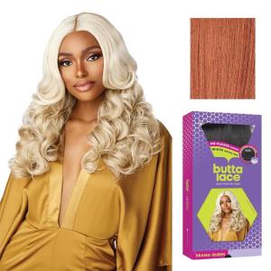 image:imageSensationnel Butta Lace Wigs  Drama Queen Extra Wide 5 Inch Deep Parting Synthetic Preplucked Hairline Glueless Lacefront 1 JETBLACKCHOCOLATECOPPER