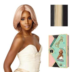 image:imageSensationnel Glamzy Lace Part Wig  Rania Glueless Hand Tied Wider V Parting Synthetic Hair 1 JETBLACKHB127
