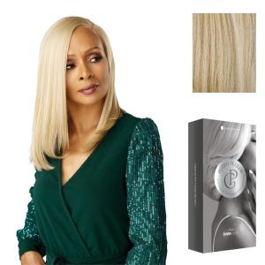 image:imageSensationnel Platinum Glow 13X6 Wig  Emmeline Lacefrontal Glueless human hair blend Preplucked Hairline 1 JETBLACKLUXEBLONDE
