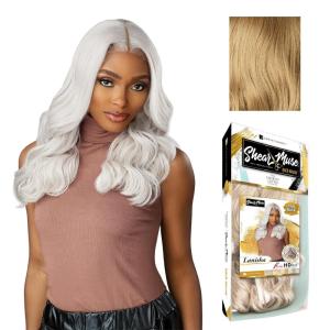 image:imageSensationnel Shear Muse Gold Krush Lacewig  Lanisha Deep Laceparting Hand Tied Ready to Wear Synthetic Prestyled Units BEIGEASHBLONDEDIRTYBLONDE