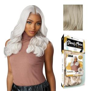 image:imageSensationnel Shear Muse Gold Krush Lacewig  Lanisha Deep Laceparting Hand Tied Ready to Wear Synthetic Prestyled Units BEIGEASHBLONDELIGHTASHBLONDE
