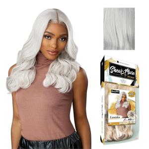 image:imageSensationnel Shear Muse Gold Krush Lacewig  Lanisha Deep Laceparting Hand Tied Ready to Wear Synthetic Prestyled Units BEIGEASHBLONDESILVERBLONDE