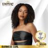 image:imageSensationnel Empire Curly Human Hair  Burmese Curl Tangle Free Weaving for Quick Weave and Sew in Styles for Faux Highlights and Fauxmiddlepart Leave Out  1 Pack 10 inch 1 JETBLACKS427