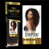 image:imageSensationnel Empire Curly Human Hair  Burmese Curl Tangle Free Weaving for Quick Weave and Sew in Styles for Faux Highlights and Fauxmiddlepart Leave Out  1 Pack 10 inch 1 JETBLACK4 MEDBROWN
