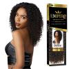 image:imageSensationnel Empire Curly Human Hair  Burmese Curl Tangle Free Weaving for Quick Weave and Sew in Styles for Faux Highlights and Fauxmiddlepart Leave Out  1 Pack 10 inch 1 JETBLACK1 JETBLACK