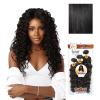 image:imageSensationnel Curls Kinksandco Synthetic Bundles  Island Curl Multibundle Quick Weave Hair for Natural 3c to 4c Textures 14 16 18 inch 1 JETBLACK1 JETBLACK