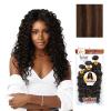 image:imageSensationnel Curls Kinksandco Synthetic Bundles  Island Curl Multibundle Quick Weave Hair for Natural 3c to 4c Textures 14 16 18 inch 1 JETBLACKS430