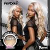 image:imageSensationnel HexDoll 13X4 Lace Wig  Raven Lacefrontal Glueless Synthetic with Natural Density Preplucked Hairline 1 JETBLACK1 JETBLACK