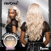 image:imageSensationnel HexDoll 13X4 Lace Wig  Raven Lacefrontal Glueless Synthetic with Natural Density Preplucked Hairline 1 JETBLACKLIGHTASHBROWN