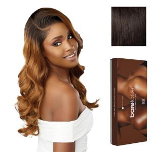 image:imageSensationnel Bare Lace 13X6 Wigs  Unit 21 Lacefrontal Glueless Synthetic 180 Degree Preplucked Hairline 1 JETBLACK2 DARKBROWN