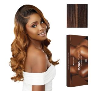 image:imageSensationnel Bare Lace 13X6 Wigs  Unit 21 Lacefrontal Glueless Synthetic 180 Degree Preplucked Hairline 1 JETBLACKBALAYAGECHOCOLATE