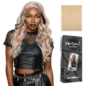 image:imageSensationnel HexDoll 13X4 Lace Wig  Raven Lacefrontal Glueless Synthetic with Natural Density Preplucked Hairline 1 JETBLACKBEIGEBLONDE