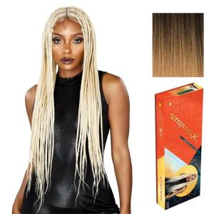 image:imageSensationnel Strand X Full Braided Lacewig  Unit 5 Hand Tied Kanekalon HD Glueless Wig 1 JETBLACKT227