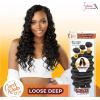 image:imageSensationnel Curls Kinksandco Synthetic Bundles  Loose Deep Multibundle Quick Weave Hair for Natural 3c to 4c Textures 18 20 22 inch 1 JETBLACK1 JETBLACK