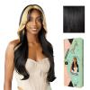 image:imageSensationnel Glamzy Lace Part Wig  Elodia Glueless Hand Tied Wider V Parting Synthetic Hair 1 JETBLACK1 JETBLACK