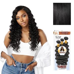 image:imageSensationnel Curls Kinksandco Synthetic Bundles  Loose Deep Multibundle Quick Weave Hair for Natural 3c to 4c Textures 18 20 22 inch 1 JETBLACK1 JETBLACK