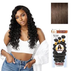 image:imageSensationnel Curls Kinksandco Synthetic Bundles  Loose Deep Multibundle Quick Weave Hair for Natural 3c to 4c Textures 18 20 22 inch 1 JETBLACK4 MEDBROWN