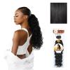 image:imageSensationnel Curls Kinksandco Synthetic Bundles  Island Curl Quick Weave Hair or Pony Styles for Natural 3c to 4c Textures 18 inch 1 JETBLACK1 JETBLACK