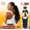 image:imageSensationnel Curls Kinksandco Synthetic Bundles  Island Curl Quick Weave Hair or Pony Styles for Natural 3c to 4c Textures 18 inch 1 JETBLACKS1B27