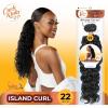 image:imageSensationnel Curls Kinksandco Synthetic Bundles  Island Curl Quick Weave Hair or Pony Styles for Natural 3c to 4c Textures 18 inch 1 JETBLACKS427