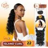 image:imageSensationnel Curls Kinksandco Synthetic Bundles  Island Curl Quick Weave Hair or Pony Styles for Natural 3c to 4c Textures 18 inch 1 JETBLACKS427