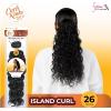 image:imageSensationnel Curls Kinksandco Synthetic Bundles  Island Curl Quick Weave Hair or Pony Styles for Natural 3c to 4c Textures 18 inch 1 JETBLACKS430