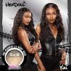 image:imageSensationnel HexDoll 13X4 Lace Wig  Kai Lacefrontal Glueless Synthetic with Natural Density Preplucked Hairline 1 JETBLACKHONEYBLONDE