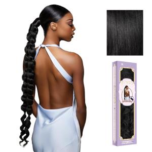 image:imageSensationnel Glamora Glam Updo Hairextension  Unit 8 Ready to Wear Synthetic with Adjustable Pony Wrap 1 JETBLACK1 JETBLACK