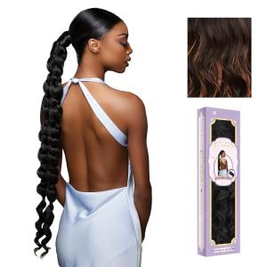 image:imageSensationnel Glamora Glam Updo Hairextension  Unit 8 Ready to Wear Synthetic with Adjustable Pony Wrap 1 JETBLACKF1B30