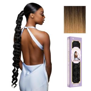 image:imageSensationnel Glamora Glam Updo Hairextension  Unit 8 Ready to Wear Synthetic with Adjustable Pony Wrap 1 JETBLACKT227