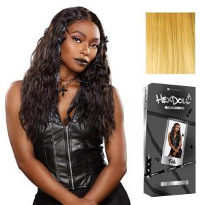 image:imageSensationnel HexDoll 13X4 Lace Wig  Kai Lacefrontal Glueless Synthetic with Natural Density Preplucked Hairline 1 JETBLACKHONEYBLONDE