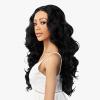 image:imageSensationnel Dashly Lace Front Wig  Unit 21 Hand Tied Laceparting Ear to Ear Synthetic 1 JETBLACKCHBLONDE