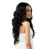 image:imageSensationnel Dashly Lace Front Wig  Unit 21 Hand Tied Laceparting Ear to Ear Synthetic 1 JETBLACKCHBLONDE