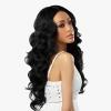 image:imageSensationnel Dashly Lace Front Wig  Unit 21 Hand Tied Laceparting Ear to Ear Synthetic 1 JETBLACKT4DIRTYBLONDE